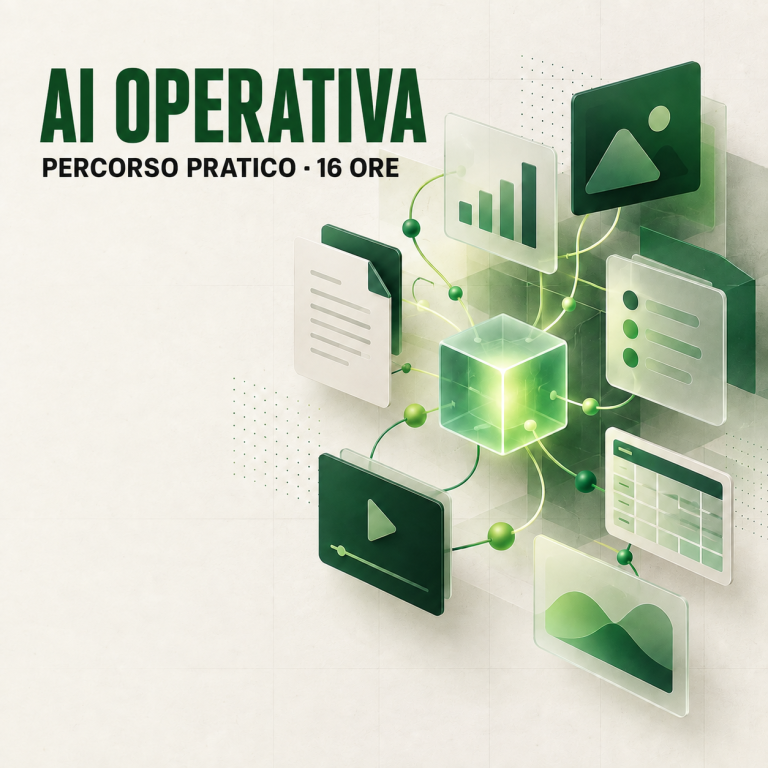 AI Operativa - percorso pratico di 16 ore
